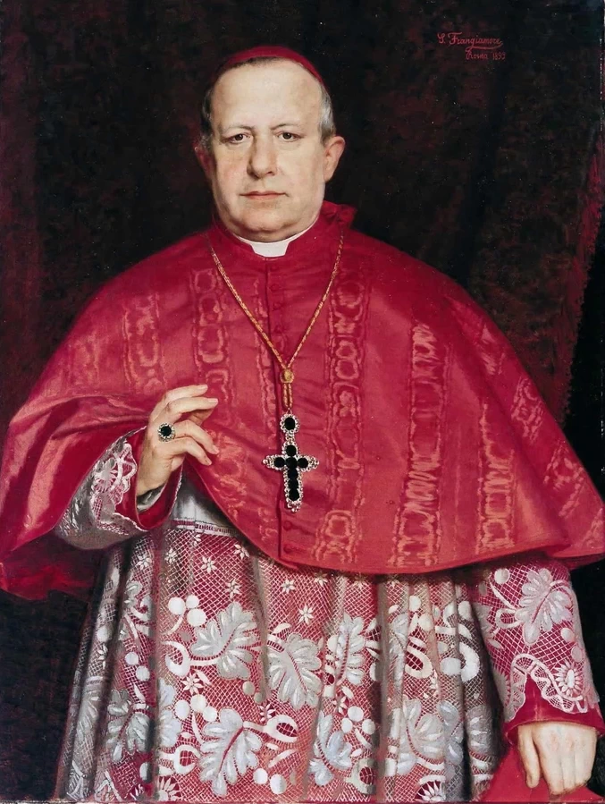 Ritratto del Cardinal Giuseppe Guarino - Apostole della Sacra Famiglia, Istituto Card. Guarino, Roma